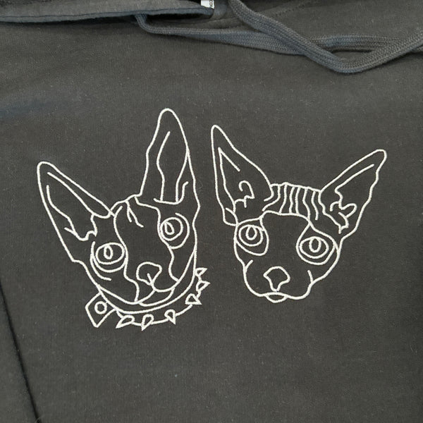 YOUR PET - CUSTOM EMBROIDERED HOODIE